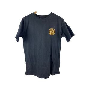 Vans off the wall classic black and yellow t shirt mens sz medium